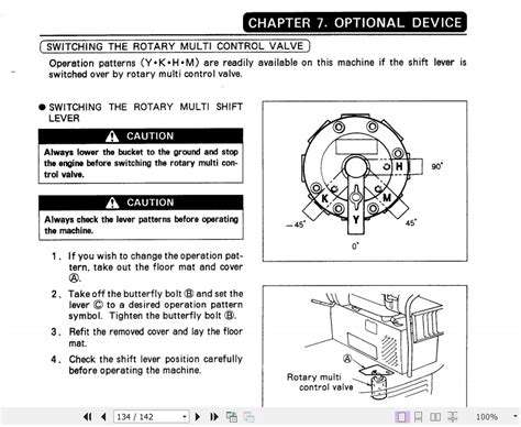 how to change pattern on a mini kobelco excavator|kobelco 160 hand pattern changer location.